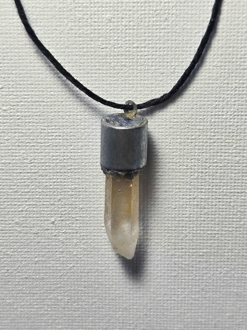 Tangerine Quartz in Sodalite