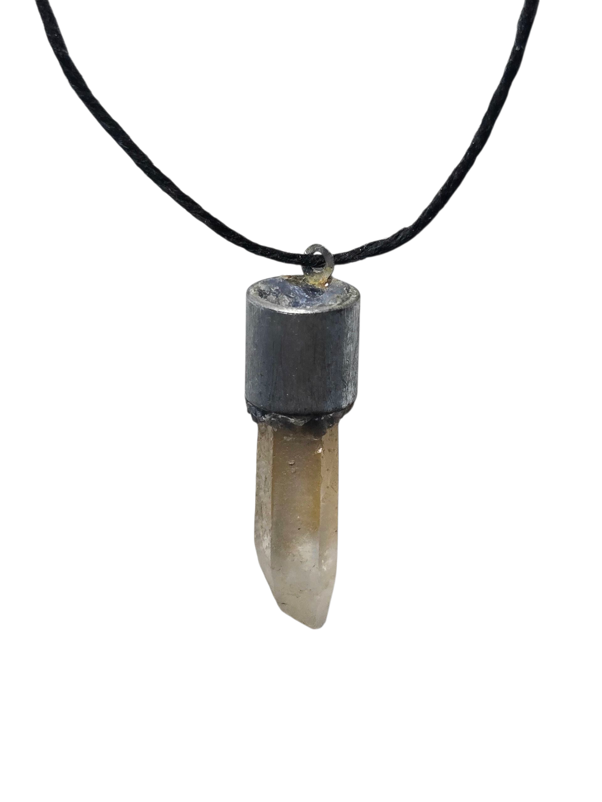 Tangerine Quartz in Sodalite